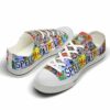 LTS-U-Nur-LP-SpThe-220124NA10 @ Speech Pathology License Plat-Speech Therapist Speech Pathology License Plate Low Top Shoes