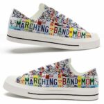 LTS-U-Hobb-MBM-MBan-220124NA10 @ Marching Band Mo-Marching Band License Plate Low Top Shoes