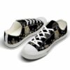 LTS-U-Ani-FM-Owl-220124VY10 @ Owl Flower Mandal-Owl Leaves Mandala Low Top Shoes