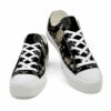LTS-U-Ani-FM-Owl-220124VY10 @ Owl Flower Mandal-Owl Leaves Mandala Low Top Shoes