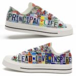 LTS-U-Job-LLLP-T8-220124NA10 @ Principal Life LLI License Plat-Principal Lead Love Inspire License Plate Low Top Shoes
