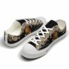 LTS-U-Ani-LM-Lion-220124NA10 @ Lion Mandal-Lion Gold Mandala Low Top Shoes