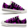 LTS-U-Hobb-PW-Skl-220124VY10 @ Skull Purple Watercolo-Skull Purple Watercolor Low Top Shoes