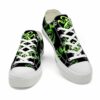 LTS-U-Hobb-BGC-Skl-220124VY10 @ Skull Bright Green Captai-Skull Bright Green Low Top Shoes