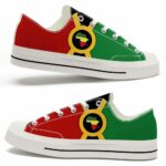 LTS-U-Ctry-RA-Afri-220124NA10 @ Africa Reggae Afric-Africa African Flag Conntinent Low Top Shoes