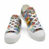 LTS-U-Job-LP-Mtcer-220124NA10 @ Music Teacher License Plat-Music Teacher Colorful License Plate Low Top Shoes
