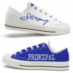 LTS-U-Job-SRB-T8-220124NA10 @ Principal Strong Royal Blu-Principal Strong Royal Blue White Low Top Shoes