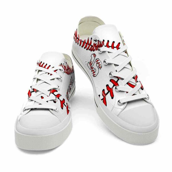 LTS-U-Hobb-SND-Sbal-220124NA10 @ Softball Simple Number Desig-Softball Player Number Low Top Shoes