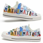 LTS-U-Job-LP-T5-220124NA11 @ Mathematics License Plat-Math Teacher License Plate Low Top Shoes