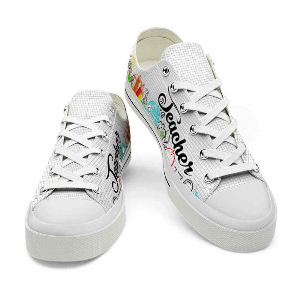 LTS-U-Job-PS-Tcer-220124NA10 @ Teacher Pencil Sketc-Teacher Pencil Sketch Low Top Shoes