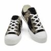 LTS-U-Ani-PM-Lama-220124VY10 @ Llama Paisley Mandal-Llama Gold Paisley Low Top Shoes