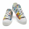 LTS-U-Hobb-LBTM-Hppi-220124NA10 @ Hippie Love By The Moo-Hippie Live By The Sun Love By The Moon License Plate Low Top Shoes