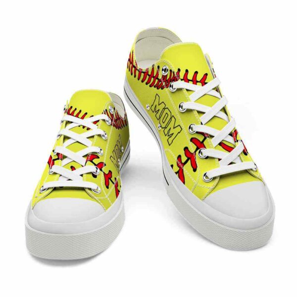 LTS-U-Hobb-MY-Sbal-220124NA10 @ Softball Mom Yello-Softball Yellow Ball Low Top Shoes