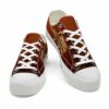 LTS-U-Hobb-MN-Sax-220124VY10 @ Saxophone Music Not-Saxophone Brown Music Notes Low Top Shoes