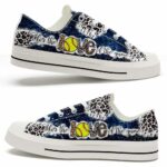 LTS-U-Hobb-LOTG-Sbal-220321NA10 @ Softball Love Of The Gam-Softball Mom Blue Leopard For The Love Of The Game Low Top Shoes