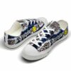 LTS-U-Hobb-LMDB-Sbal-220321NA10 @ Softball Leopard Mom Dark Blu-Softball Mom Dark Blue Leopard Pattern Low Top Shoes