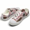LTS-U-Hobb-LMLP-Bball-220321NA10 @ Baseball Leopard Mom Light Pin-Baseball Mom Pink Leopard Pattern Low Top Shoes