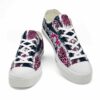 LTS-U-Hobb-LMP-Vlbl-220321NA10 @ Volleyball Leopard Mom Pin-Volleyball Mom Dark Blue Pink Leopard Pattern Low Top Shoes