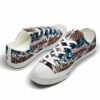 LTS-U-Hobb-LM-Sbal-220321NA10 @ Softball Leopard Mo-Softball Mom Blue Leopard Pattern Low Top Shoes