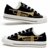 LTS-U-Hobb-ID-Tpet-220124VY10 @ Trumpet Instrument Dar-Trumpet Instrument Black Background Low Top Shoes