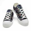 LTS-U-Hobb-RP-Hppi-220124NA10 @ Hippie Rainbow Patter-Hippie Weed Rainbow Pattern Low Top Shoes