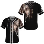 JS-U-Dog-ZF-Hava-220322NA10 @ Havanese Zipper Flag-Havanese Zipper Usa Flag Baseball Jersey