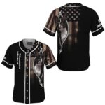 JS-U-Dog-ZF-Fbdg-220322NA10 @ French Bulldog Zipper Flag-French Bulldog Zipper Usa Flag Baseball Jersey