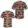 JS-U-Job-LBF-T11-220322VY10 @ Librarian Library Book Full-Librarian Library Book Shelf Full Baseball Jersey