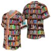 JS-U-Job-LBF-T11-220322VY10 @ Librarian Library Book Full-Librarian Library Book Shelf Full Baseball Jersey