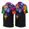 PL-U-Job-PPW-Dgrm-220322NA10 @ Dog Groomer Paw Print Watercolor-Dog Groomer Paw Print Watercolor Polo Shirt