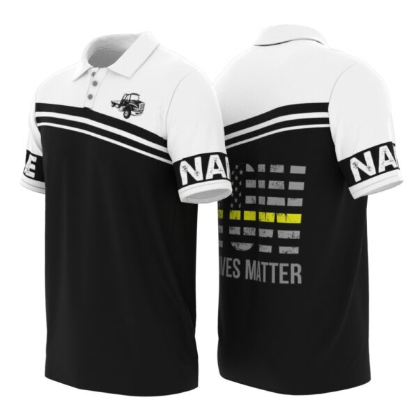PL-U-Job-TLM-Tker-220322VY10 @ Truck Driver Tow Lives Matter-Truck Driver Tow Lives Matter Custom Name Polo Shirt