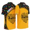 PL-U-Job-CSB-Sbdr-220322NA10 @ Bus Driver Colorful School Bus-School Bus Driver Retro Colorful Hand Pattern Polo Shirt
