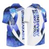 PL-U-Awa-BGW-ColCan-220322NA10 @ Colon Cancer Blue Galaxy Watercolor-Colon Cancer Unbreakable Polo Shirt