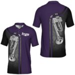 PL-U-Hobb-IDP-Tpet-220322NA10 @ Trumpet I Dont Play-Trumpet Purple Custom Name Polo Shirt