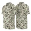 PL-U-Hobb-DP-Mny-220322NA10 @ Money Dollar Pattern-Money Dollar Pattern Polo Shirt