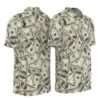 PL-U-Hobb-DP-Mny-220322NA10 @ Money Dollar Pattern-Money Dollar Pattern Polo Shirt