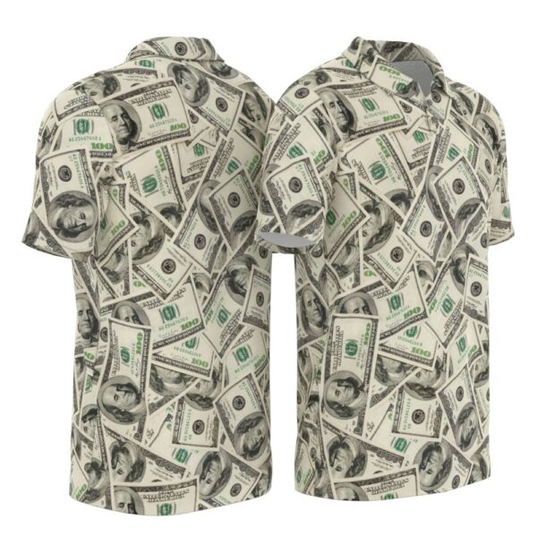 PL-U-Hobb-DP-Mny-220322NA10 @ Money Dollar Pattern-Money Dollar Pattern Polo Shirt