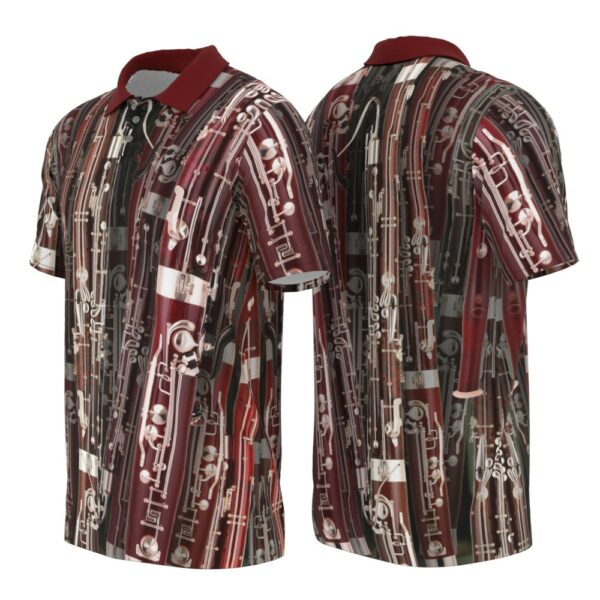 PL-U-Hobb-FP-Bssn-220322NA10 @ Bassoon Full Pattern-Bassoon Full Pattern Polo Shirt