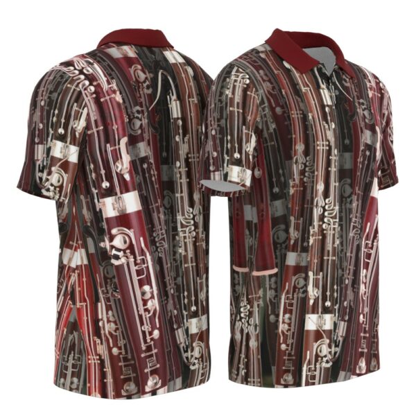 PL-U-Hobb-FP-Bssn-220322NA10 @ Bassoon Full Pattern-Bassoon Full Pattern Polo Shirt