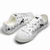 LTS-U-Dog-MPP-BulTer-220509VY10 @ Bull Terrier Mama Paw Patter-Bull Terrier Paws Pattern Low Top Shoes