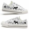 LTS-U-Dog-MPP-Beagle-220509VY10 @ Beagle Mama Paw Patter-Beagle Paws Pattern Low Top Shoes