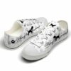 LTS-U-Dog-MPP-Beagle-220509VY10 @ Beagle Mama Paw Patter-Beagle Paws Pattern Low Top Shoes