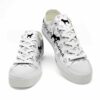 LTS-U-Dog-MPP-Beagle-220509VY10 @ Beagle Mama Paw Patter-Beagle Paws Pattern Low Top Shoes