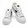 LTS-U-Dog-MPP-PBul-220509VY10 @ Pit Bull Mama Paw Patter-Pit Bull Paws Pattern Low Top Shoes