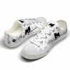 LTS-U-Dog-MPP-Pug-220509VY10 @ Pug Mama Paw Patter-Pug Paws Pattern Low Top Shoes