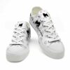 LTS-U-Dog-MPP-Pug-220509VY10 @ Pug Mama Paw Patter-Pug Paws Pattern Low Top Shoes