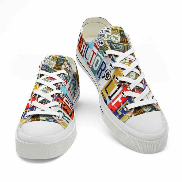 LTS-U-Job-LLP-Relt-220509VY10 @ Realtor Life Lisence Palett-Realtor Life License Plate Low Top Shoes