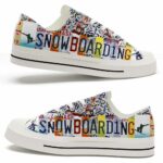 LTS-U-Hobb-LP-Snow-220509VY10 @ Snow Boarding License Plat-Snow Boarding License Plate Low Top Shoes