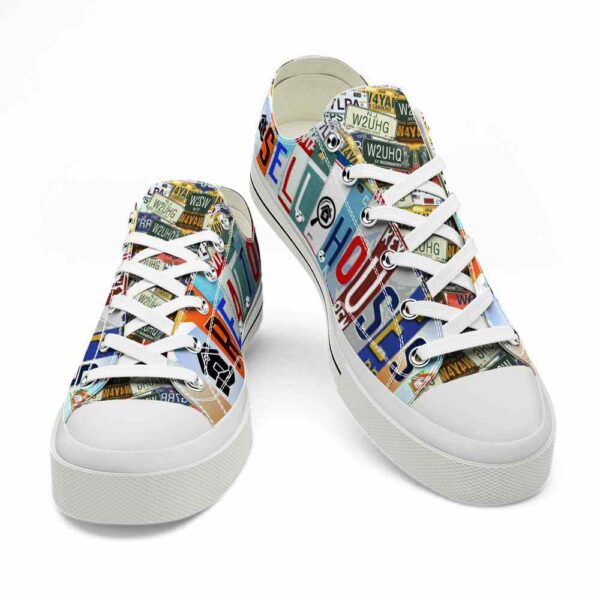 LTS-U-Job-ISH-Relt-220509VY10 @ Realtor I Sell House-Realtor I Sell Houses License Plate Low Top Shoes