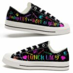 LTS-U-Job-CFK-Llady-220509VY10 @ Lunch Lady Colorful Feeding Kid-Lunch Lady Feeding Kids Work Of Heart Low Top Shoes